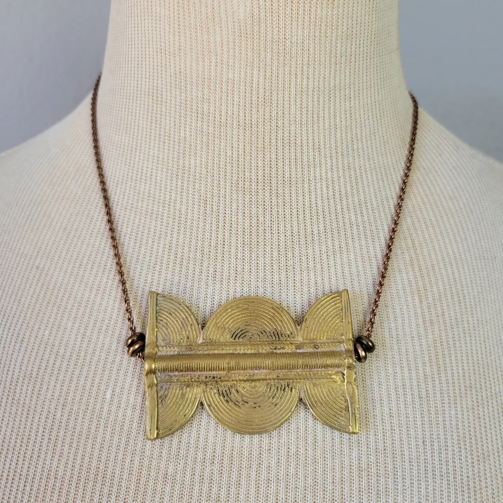 VANESSA MOONEY // ltd ed riot pendant necklace in brass